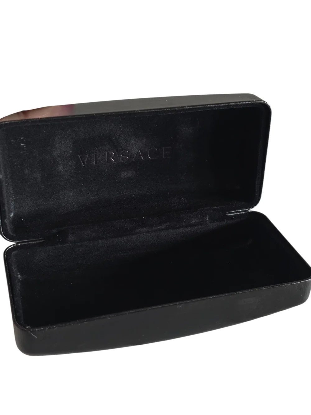 Versace Black and Gold Sunglasses Case